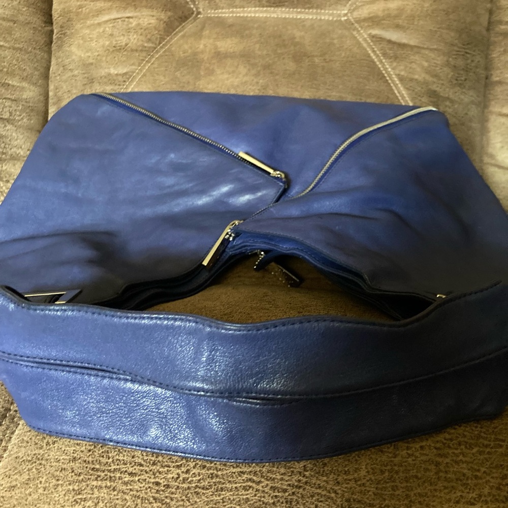 Brand new never used large navy leather Kooba purse vintage - Picture 3 of 8